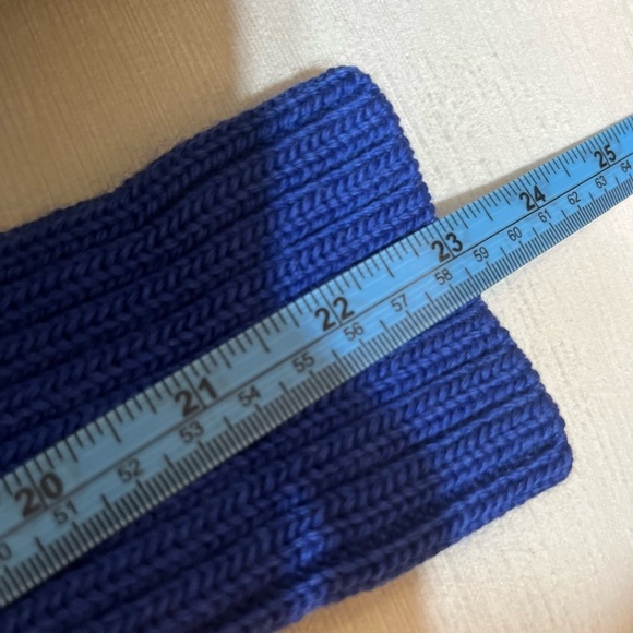 Dreyden Sweater - Women's Small Blue - Turtleneck Knit Merino Wool - Picture 10 of 14